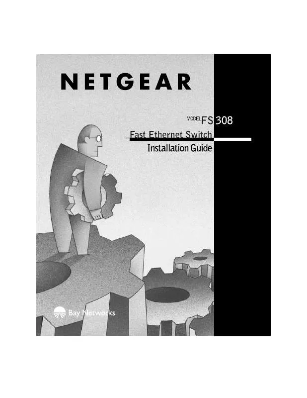 Mode d'emploi NETGEAR FS308