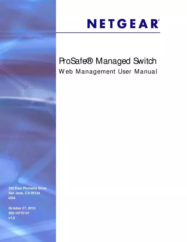 Mode d'emploi NETGEAR GSM7224V2