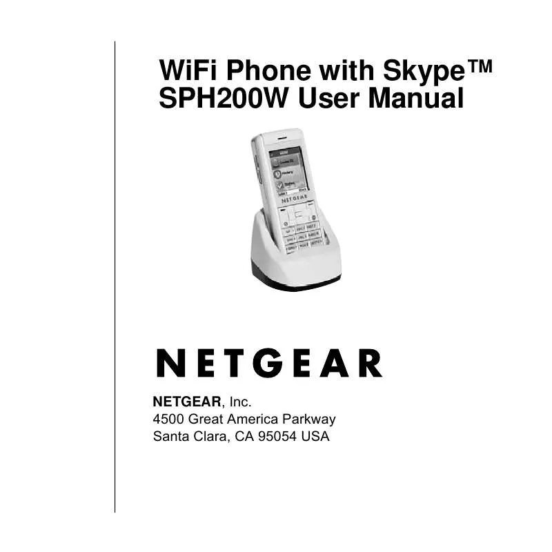 Mode d'emploi NETGEAR SPH200W