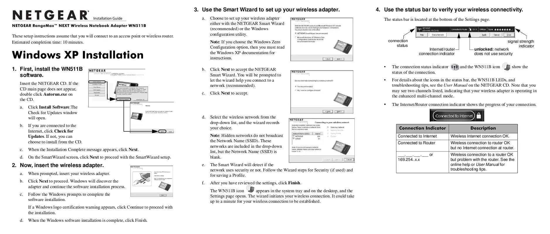 Mode d'emploi NETGEAR WN511B-US