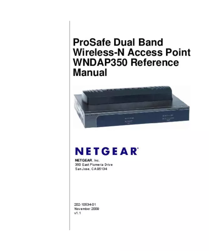 Mode d'emploi NETGEAR WNDAP350