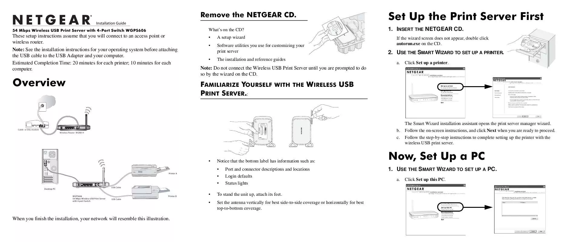 Mode d'emploi NETGEAR WPGS606