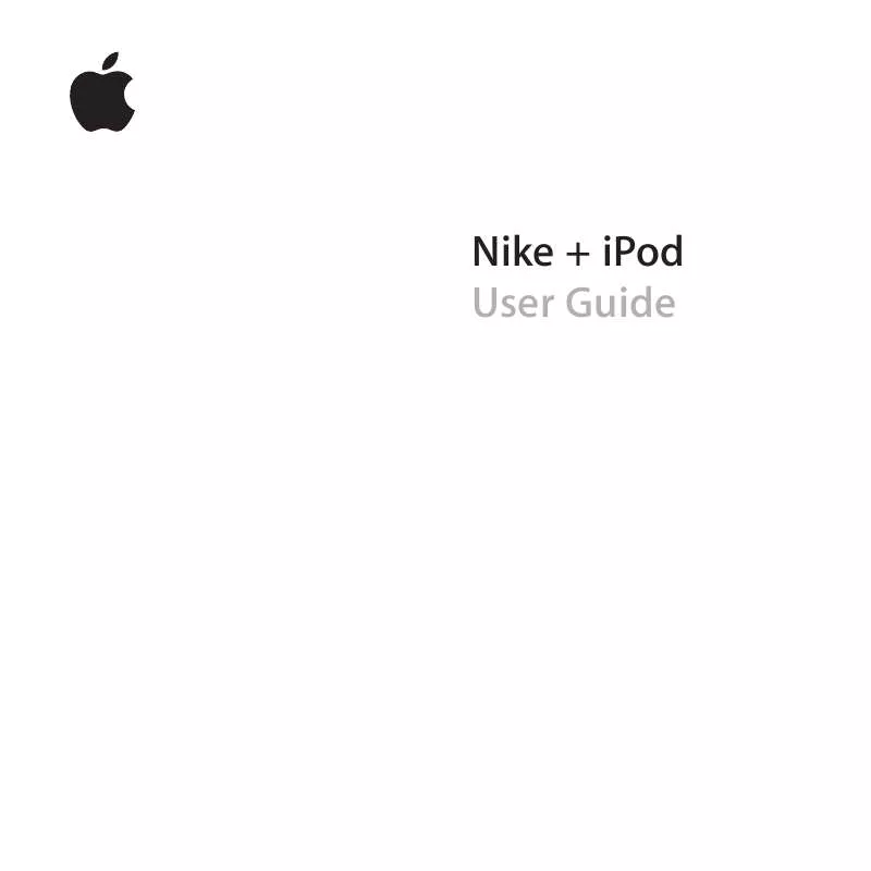 Mode d'emploi NIKE NIKE + IPOD