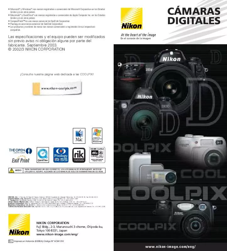 Mode d'emploi NIKON CS-CP10