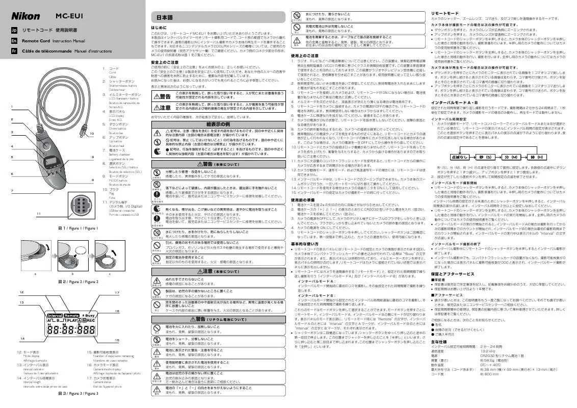 Mode d'emploi NIKON MC-EU1 (SUPPORTS 880, 990)