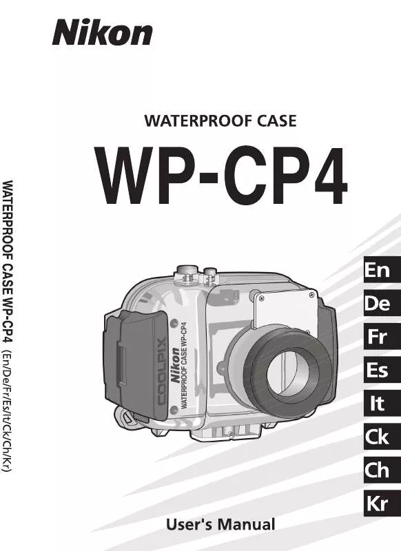 Mode d'emploi NIKON WP-CP4 (SUPPORTS COOLPIX 5900/7900)