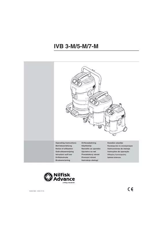 Mode d'emploi NILFISK IVB 3-M