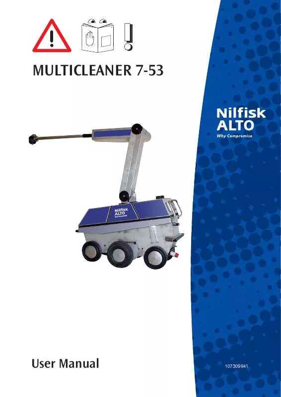 Mode d'emploi NILFISK MULTICLEANER 7-53