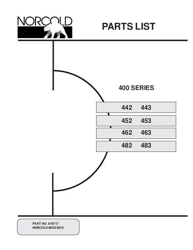 Mode d'emploi NORCOLD 400