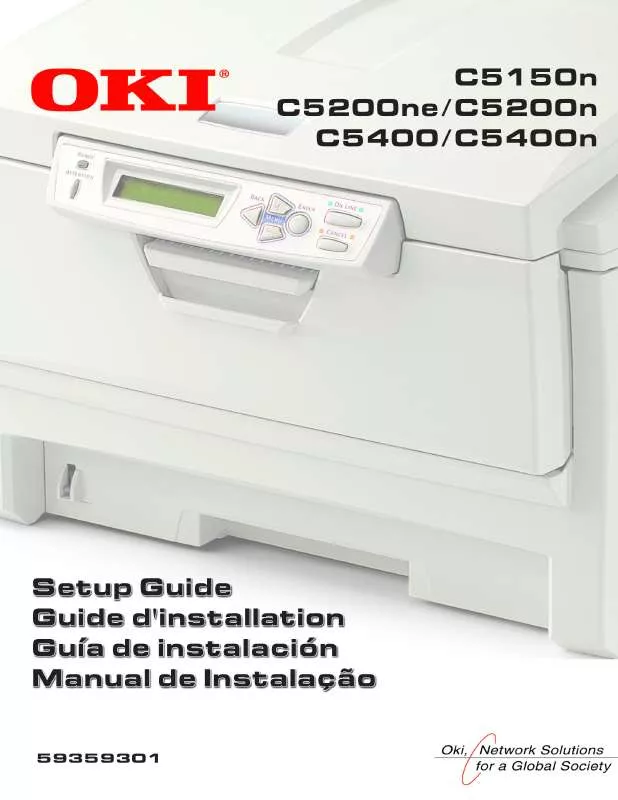 Mode d'emploi OKI C5400