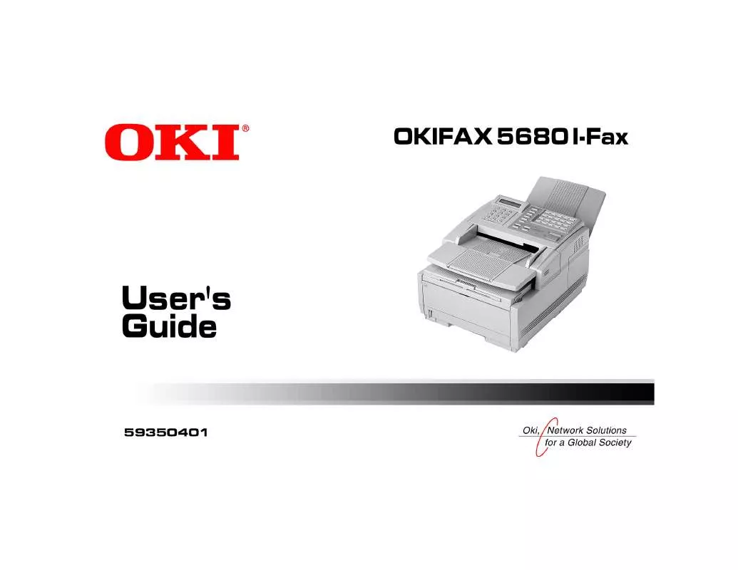 Mode d'emploi OKI OF 5680 I-FAX