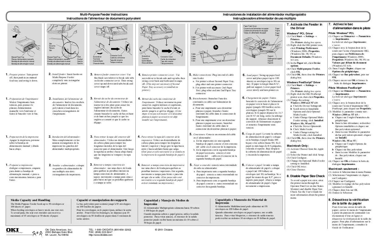 Mode d'emploi OKI OKIPAGE 14E