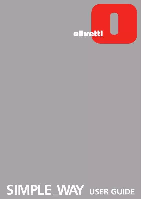 Mode d'emploi OLIVETTI SIMPLE WAY WIFI