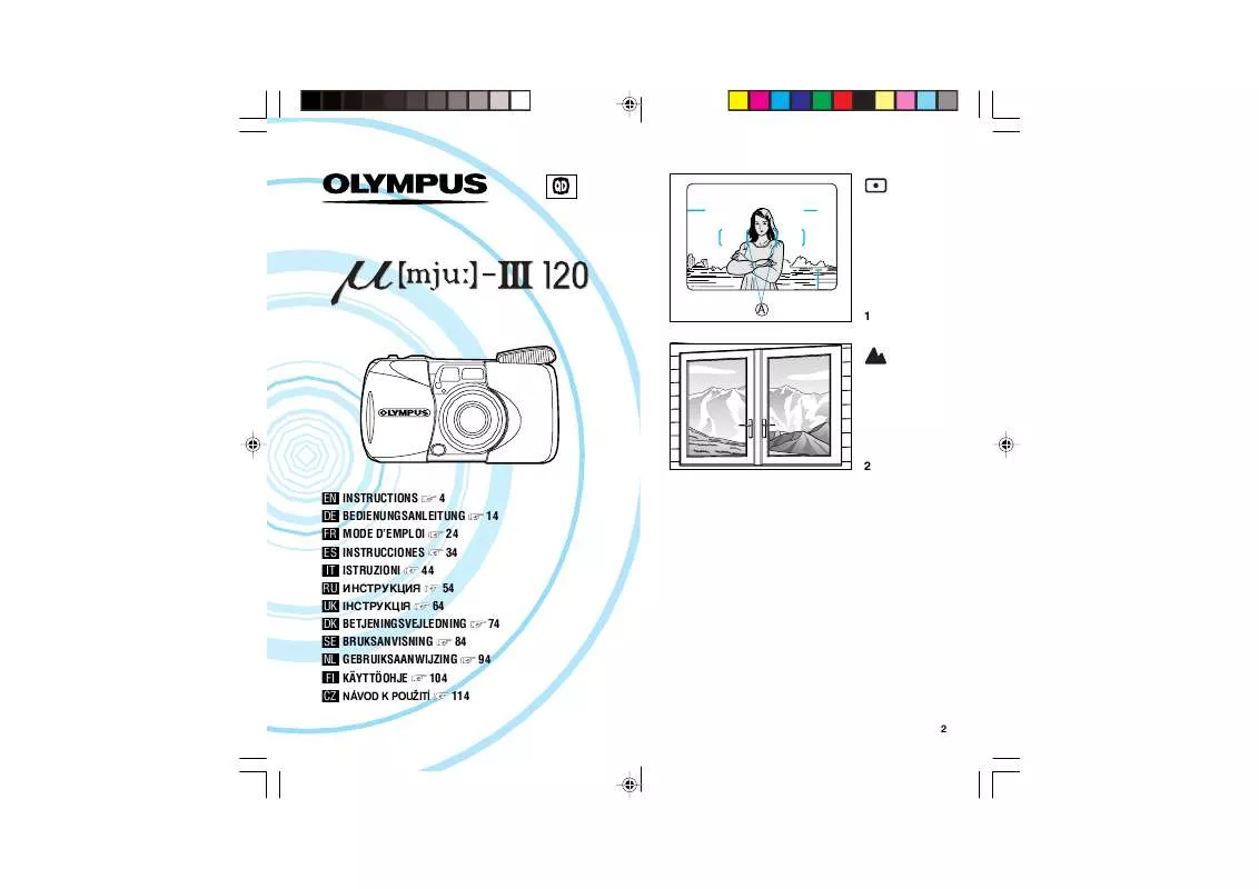 Mode d'emploi OLYMPUS µ-III 120
