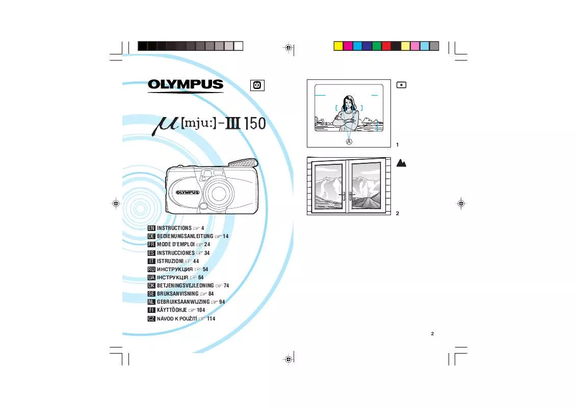 Mode d'emploi OLYMPUS µ-III 150