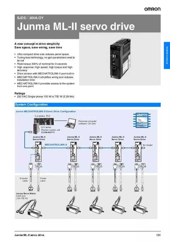 Mode d'emploi OMRON JUNMA ML-II