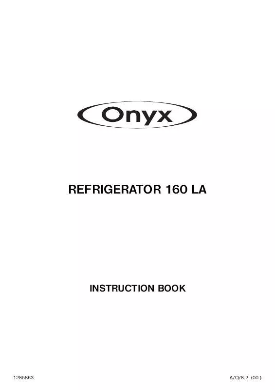 Mode d'emploi ONYX 160LA