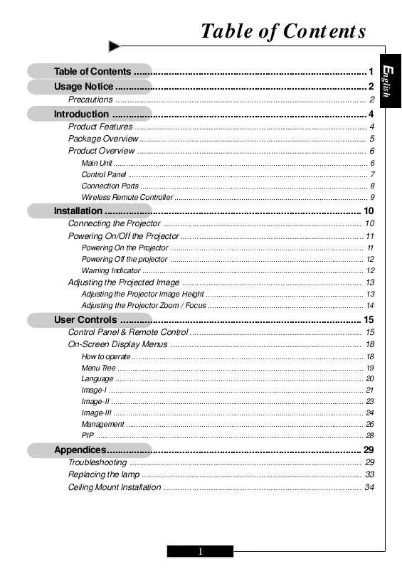 Mode d'emploi OPTOMA H57