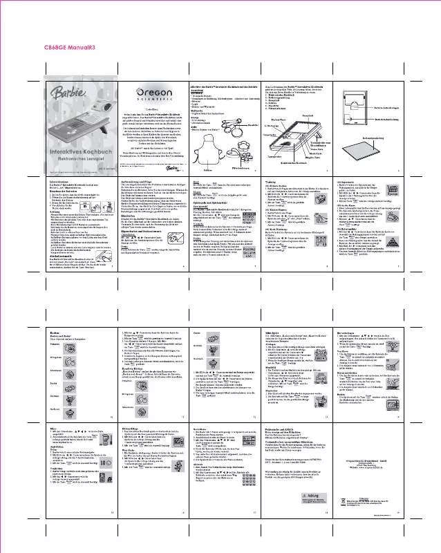 Mode d'emploi OREGON SCIENTIFIC CB68