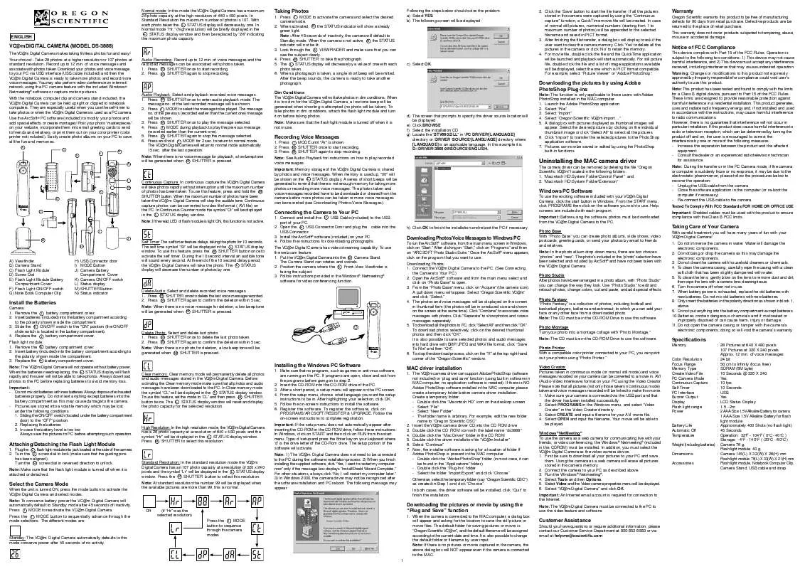 Mode d'emploi OREGON SCIENTIFIC DS3888EF