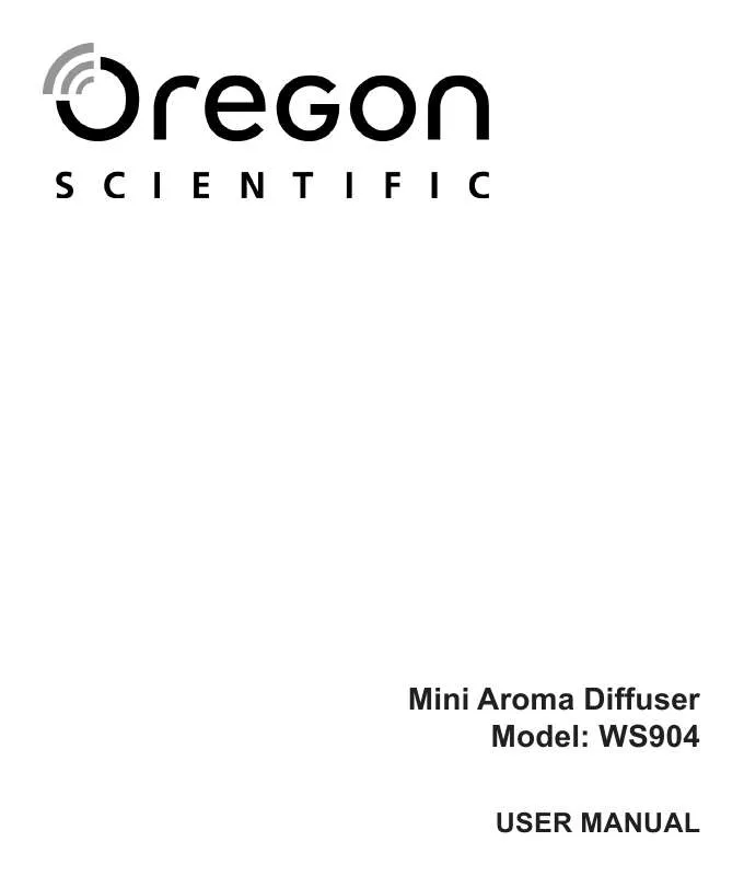 Mode d'emploi OREGON WS904