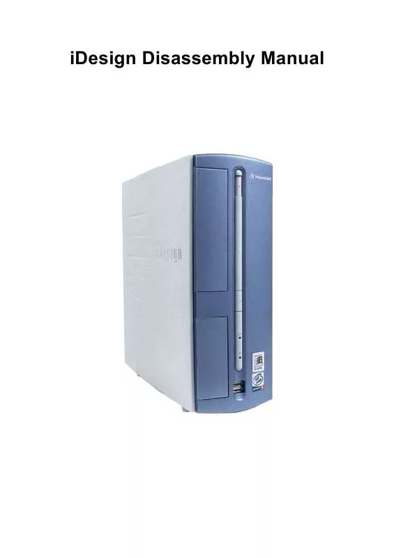 Mode d'emploi PACKARD BELL I DESIGN 100