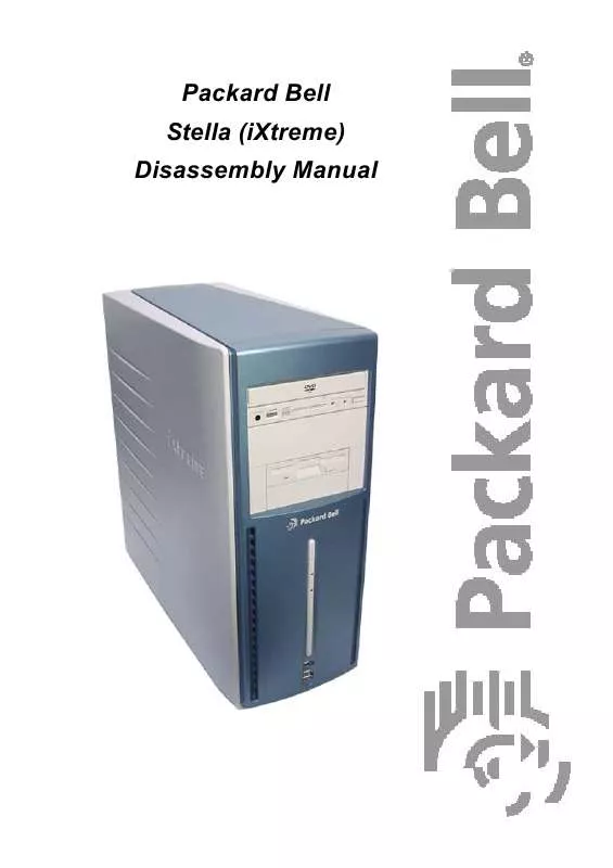 Mode d'emploi PACKARD BELL IXTREME 9805