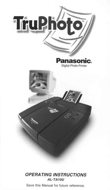 Mode d'emploi PANASONIC ALTA10U