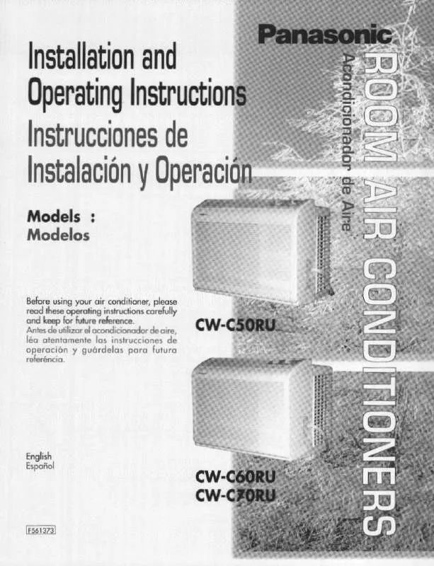 Mode d'emploi PANASONIC CW-C50RU