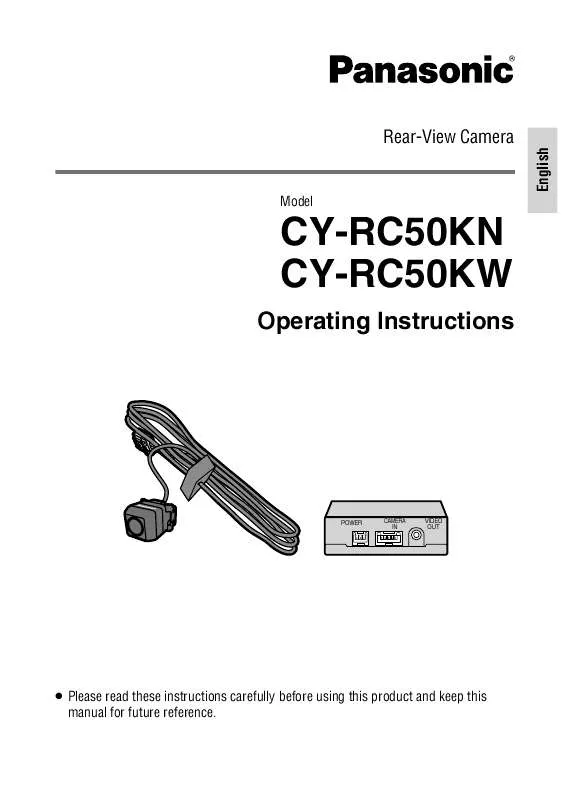 Mode d'emploi PANASONIC CY-RC50KW