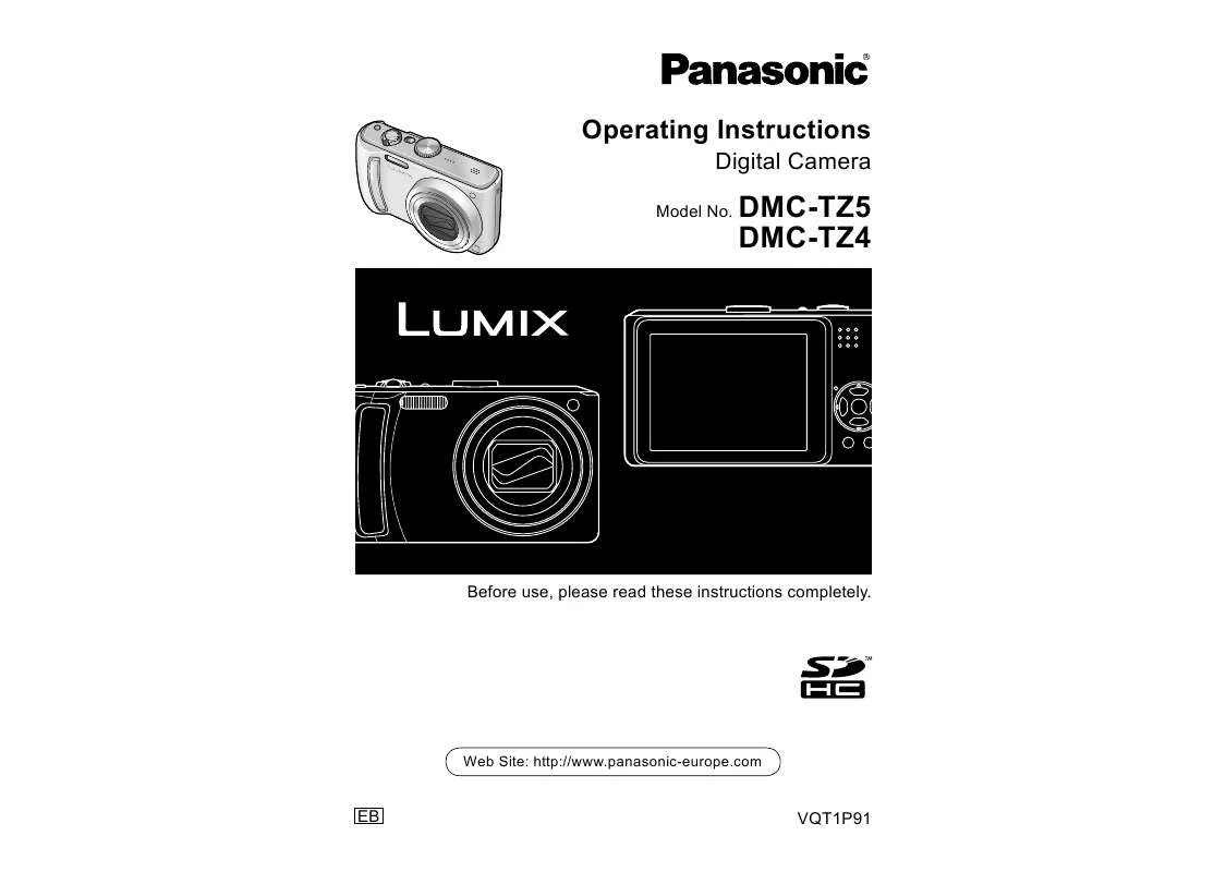 Mode d'emploi PANASONIC LUMIX DMC-TZ4