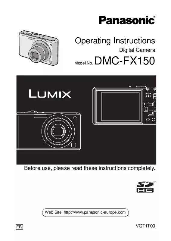 Mode d'emploi PANASONIC LUMIX DMC-FX150