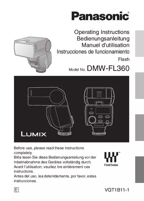 Mode d'emploi PANASONIC DMW-FL360E