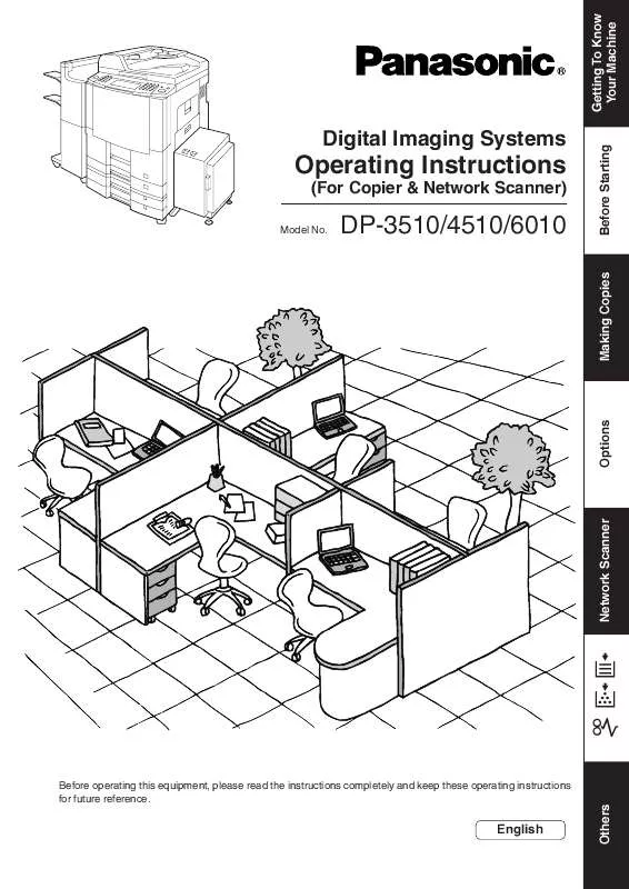 Mode d'emploi PANASONIC DP-4510