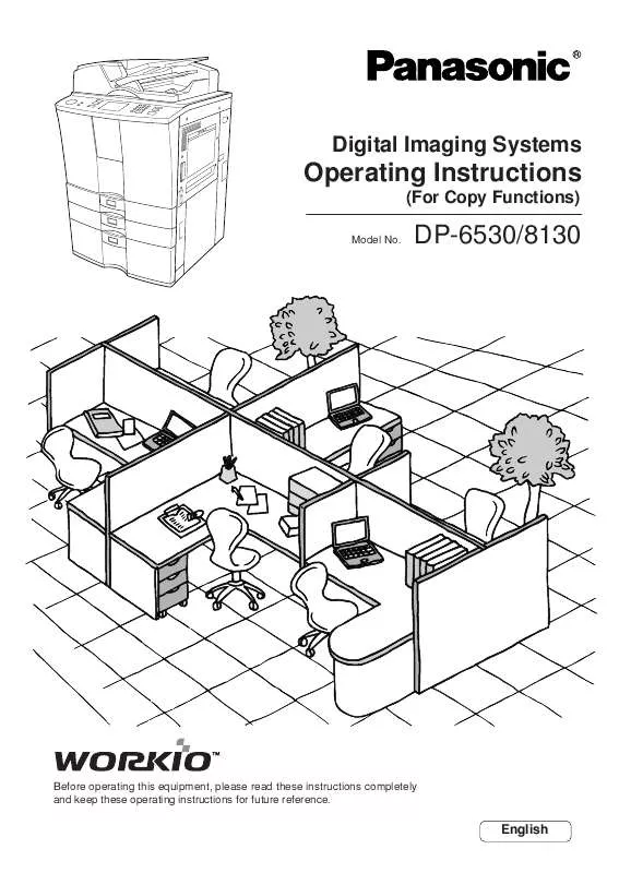 Mode d'emploi PANASONIC DP6530-COPY