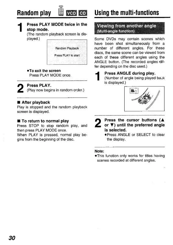 Mode d'emploi PANASONIC DVD-L50