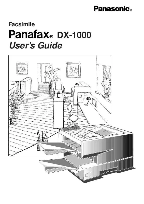 Mode d'emploi PANASONIC DX-1000