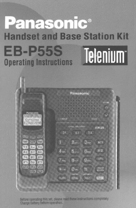 Mode d'emploi PANASONIC EB-P55S