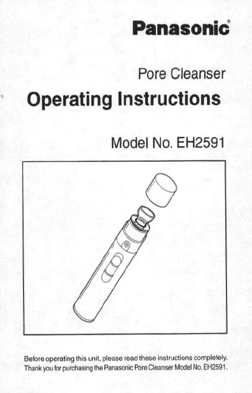 Mode d'emploi PANASONIC EH-2591