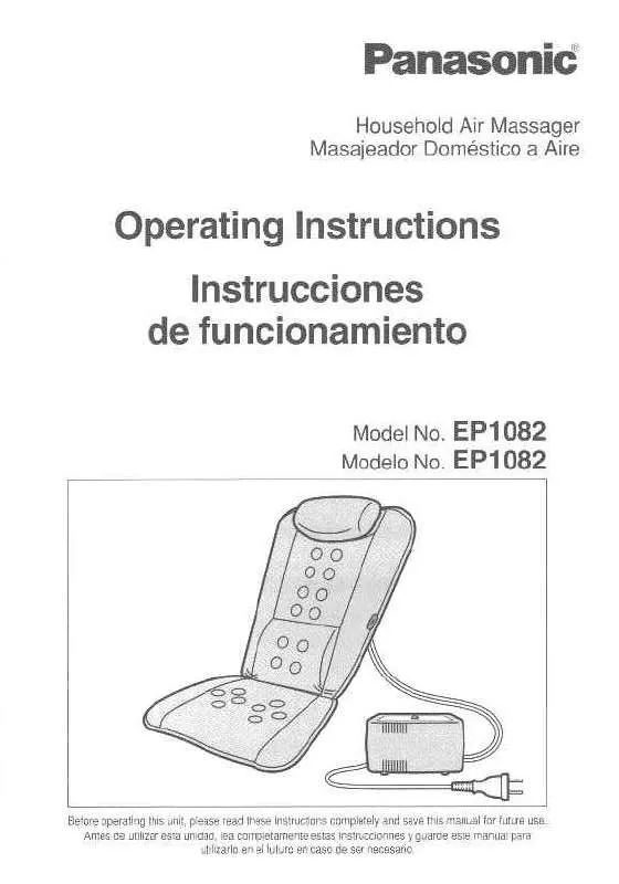 Mode d'emploi PANASONIC EP-1082