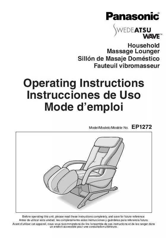 Mode d'emploi PANASONIC EP-1272