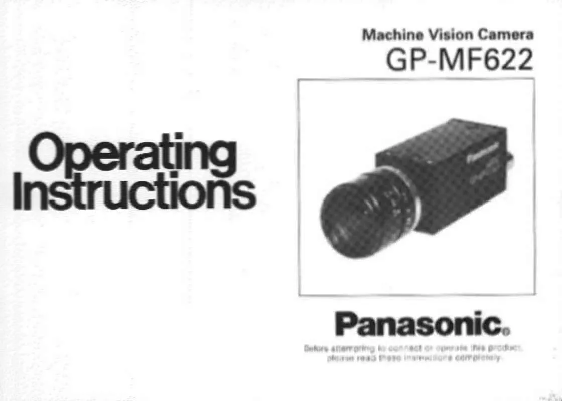 Mode d'emploi PANASONIC GP-MF622