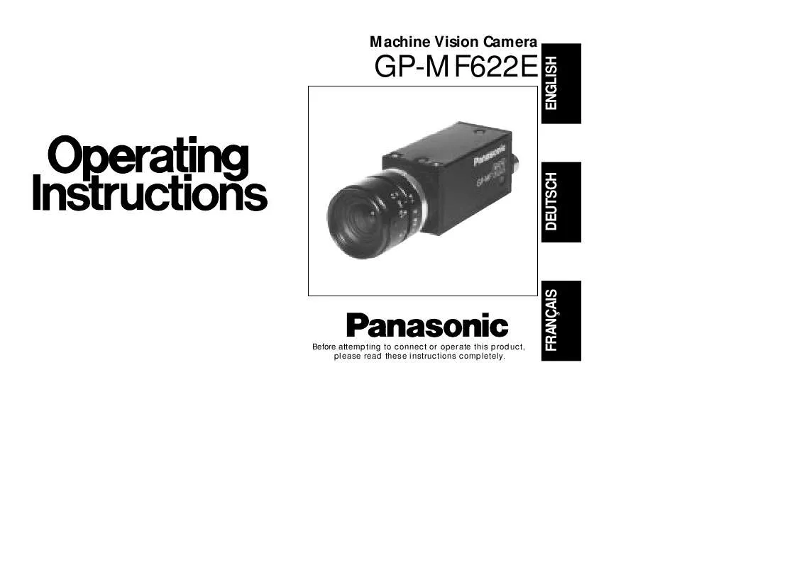 Mode d'emploi PANASONIC GP-MF622E