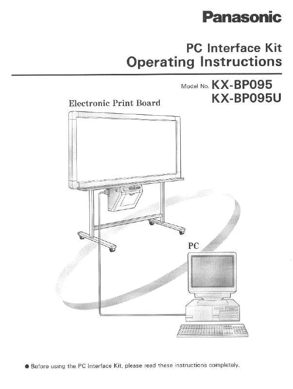 Mode d'emploi PANASONIC KX-BP095