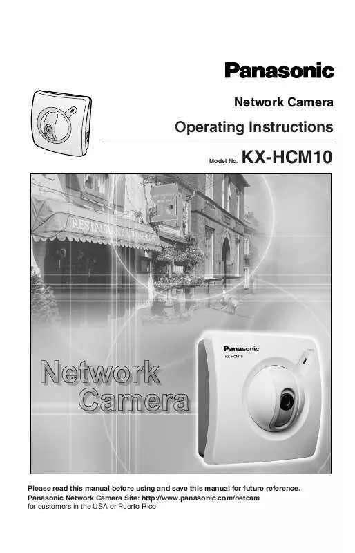 Mode d'emploi PANASONIC KX-HCM10