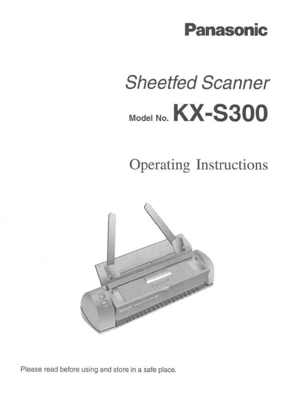 Mode d'emploi PANASONIC KX-S300