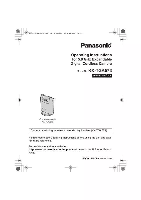 Mode d'emploi PANASONIC KX-TG5779