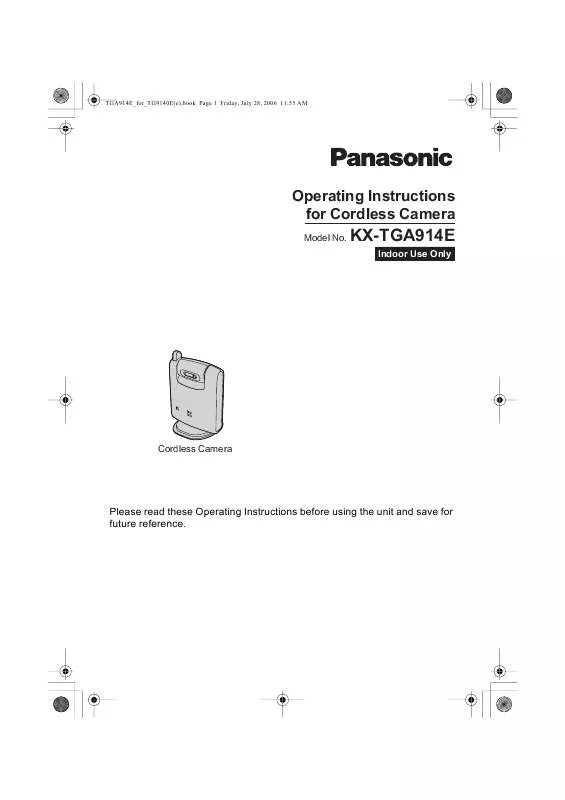 Mode d'emploi PANASONIC KX-TG9140E