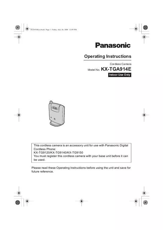 Mode d'emploi PANASONIC KX-TGA914E