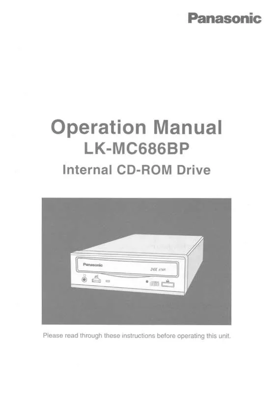 Mode d'emploi PANASONIC LKMC686BP